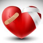 Heart with bandage 0