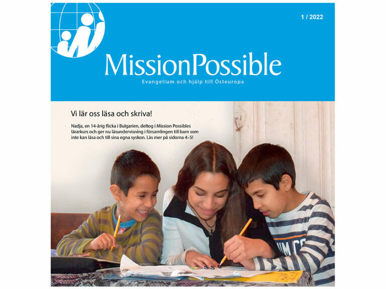 The cover of the mission possible magazine.