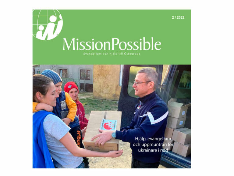 The cover of mission possible magazine.