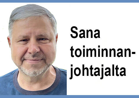 Sana tominman - johtajata.