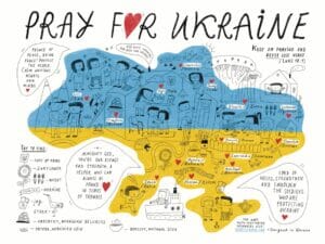 Pray for Ukraine 24 x18 2
