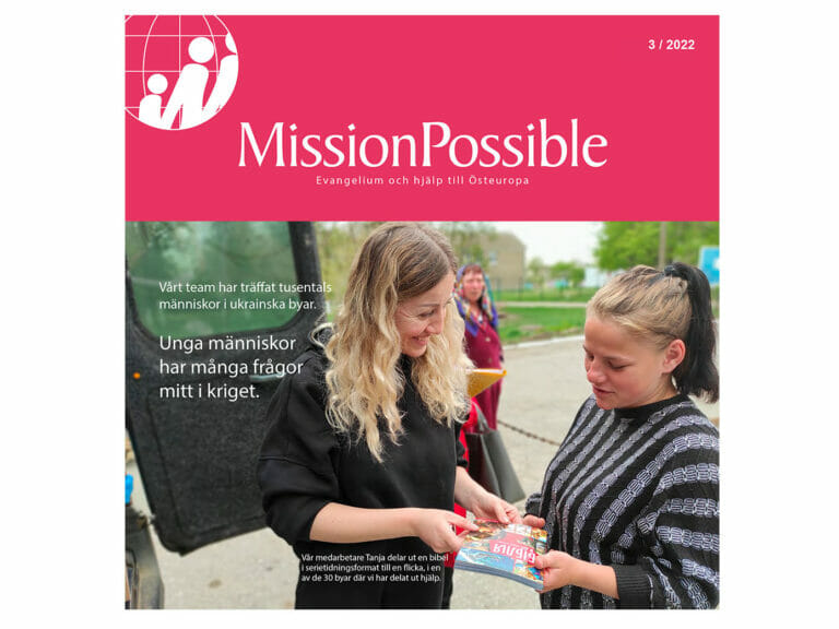 The cover of mission possible magazine.