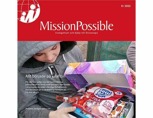 The Mission Possible magazine cover.